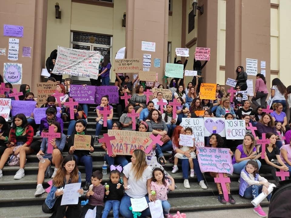 Colectivo Feminista Aquelarre en Ciudad Victoria. Foto: Aquelarre