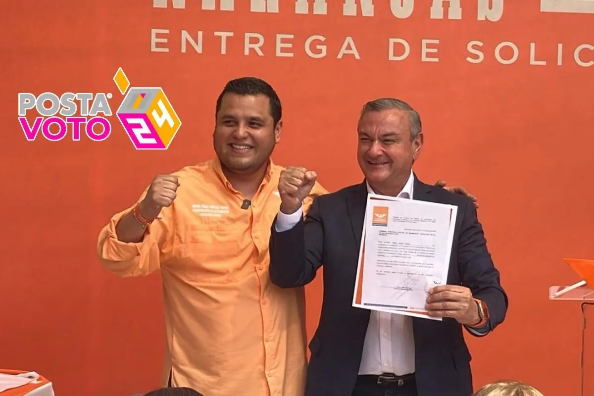 El aspirante a la alcaldía de Guadalupe dijo estar orgulloso de ser parte del movimiento naranja. Foto: Armando Galicia