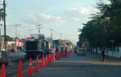 Cierran circulación en la calle 50 por Avenida Alemán por trabajos del IE-TRAM