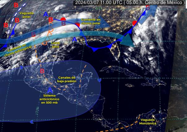 Pronóstico del tiempo en Tamaulipas: vientos fuertes y lluvias aisladas