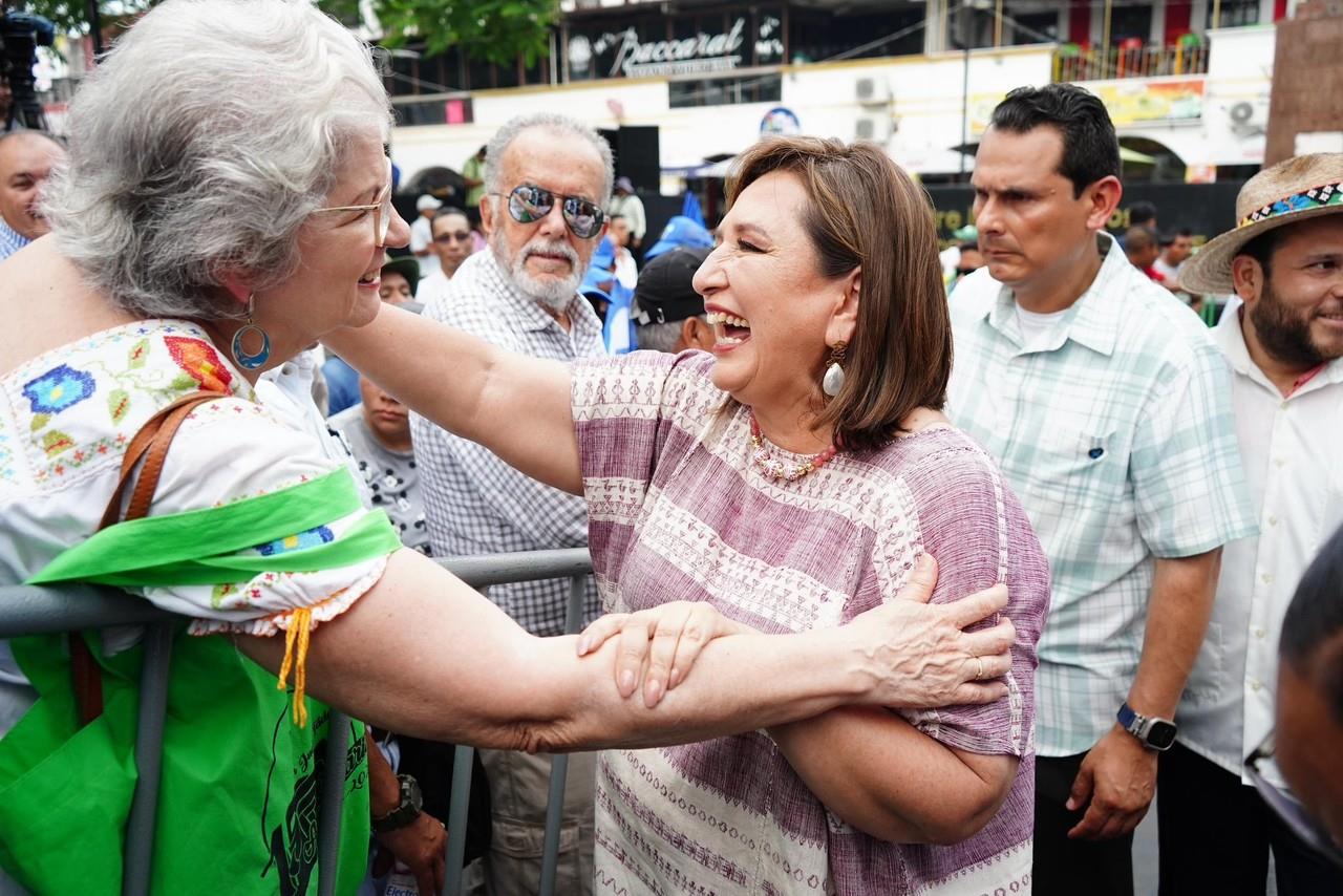 Ni un paso atrás en derechos de las mujeres, señala Xóchitl Gálvez. Foto: @XochitlGalvez