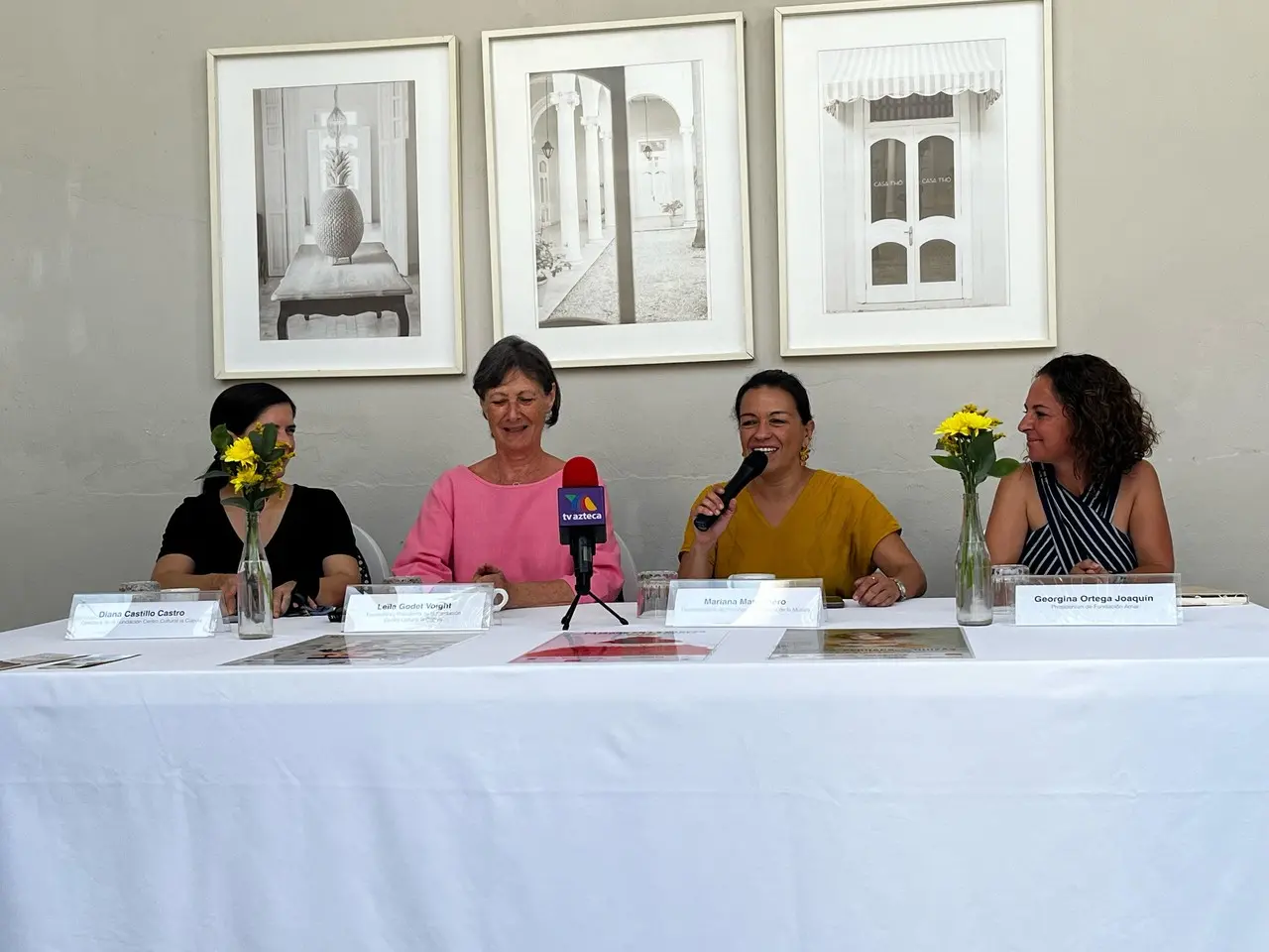 Rueda de prensa, para la presentación del especial organizado de la OSY para conmemorar el  Día Internacional de la Mujer. Foto: OSY