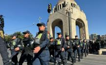 ¡Mujeres policías listas para 8M! Preparan uniformes y equipo para marcha