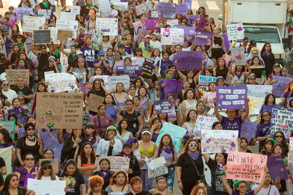 Las mujeres comenzaron su recorrido en el Parque Bacalar Fotos: Facebook