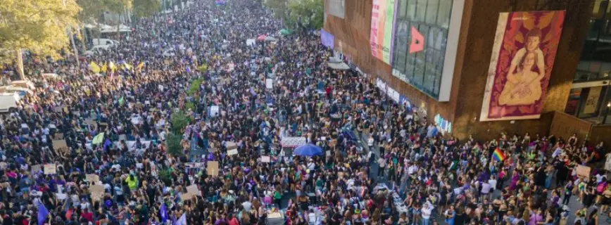 Panorámica de una de las marchas realizadas en Italia. (FOTO: X, antes Twitter)