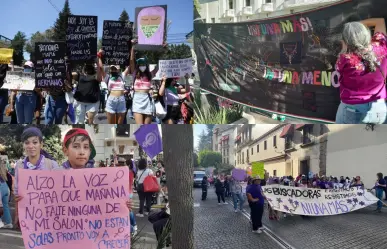 8M: ¿Qué mensajes transmiten los carteles y pancartas exhibidos en la marcha?