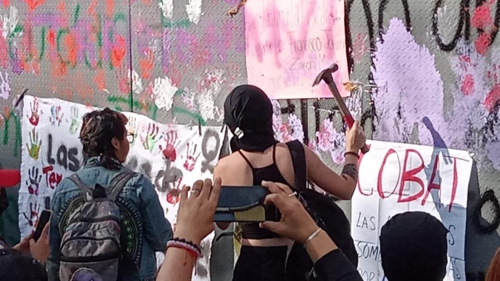 ¡Pintas y destrozos en marcha del 8M! ¿Qué zonas fueron vandalizadas?