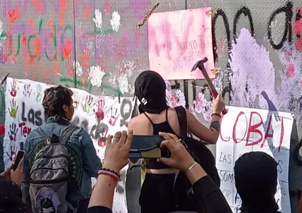 ¡Pintas y destrozos en marcha del 8M! ¿Qué zonas fueron vandalizadas?