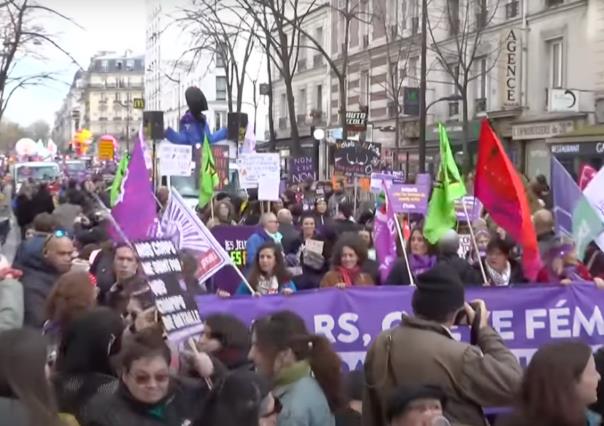 París: manifestación feminista contra la desigualdad el 8 de marzo 2024