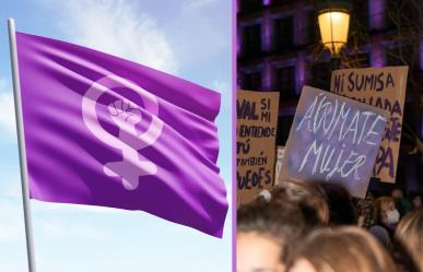 ¿Por qué el color morado inunda las marchas del 8M?