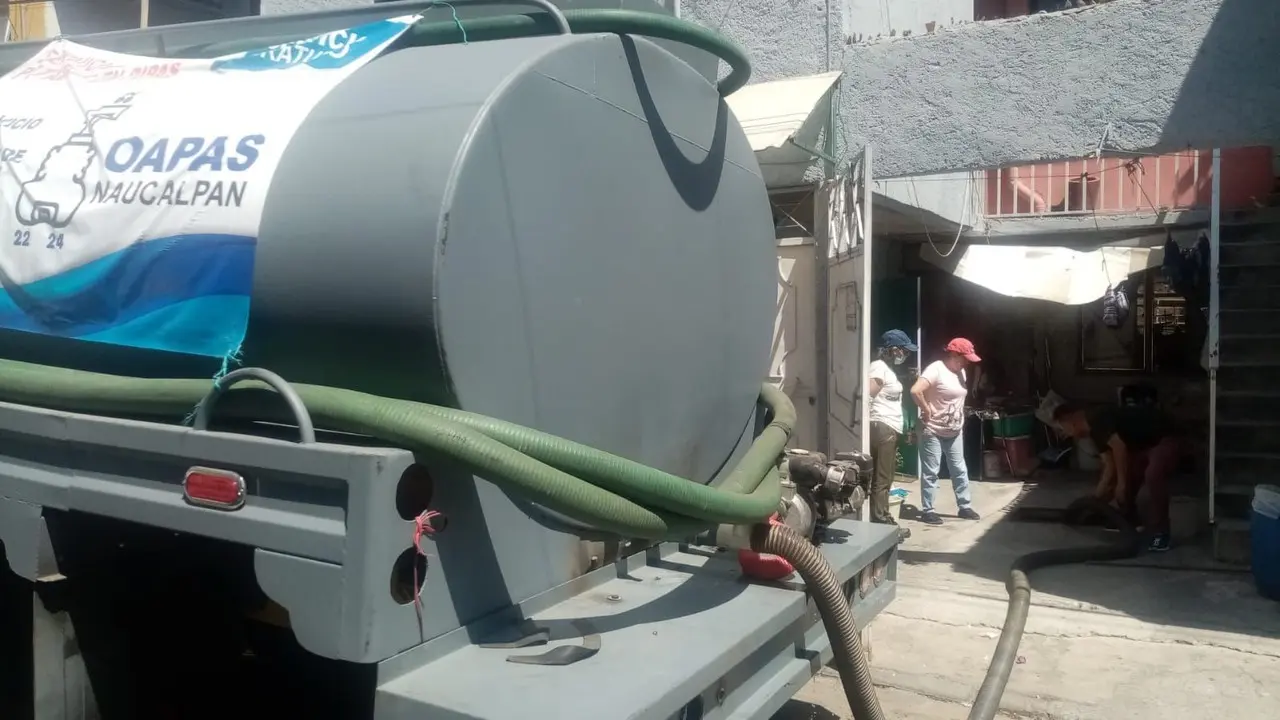 El municipio de Naucalpan está a la espera de la respuesta de Conagua, ante la crisis hídrica. Imagen: Gob. Naucalpan.