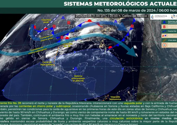 Tiempos meteorológicos extremos: Del frío polar a la “surada” en México