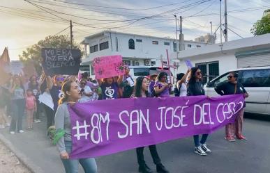 Marchan y alzan la voz más de 500 mujeres este 8M en Los Cabos