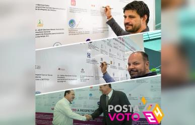 Partidos políticos firman pacto social contra violencia electoral a mujeres