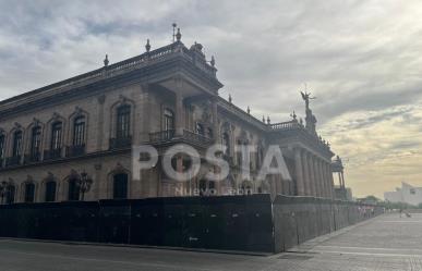 Amanece blindado Palacio de Gobierno previo a Marcha de 8M