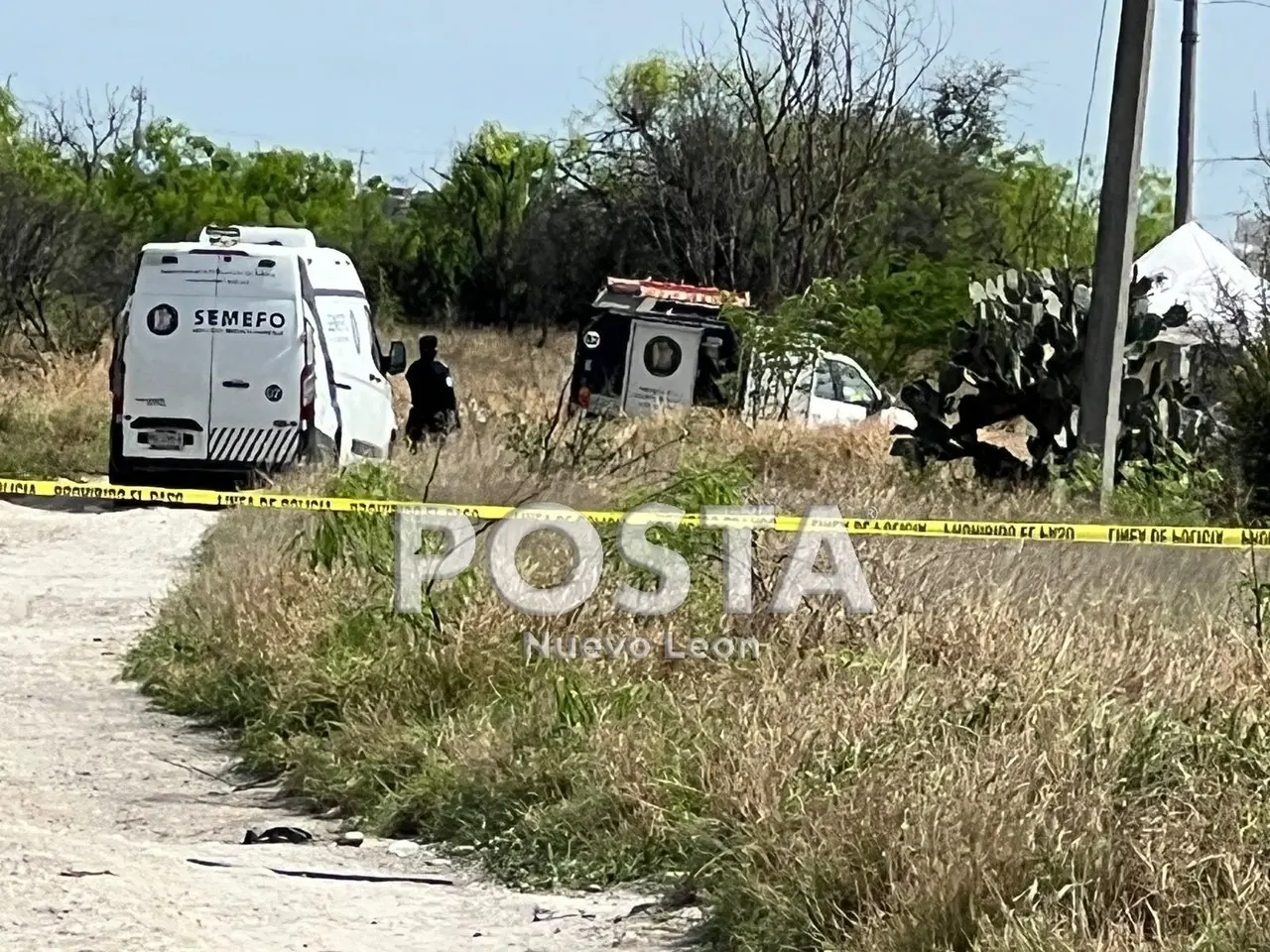 Matan a dos jóvenes en Apodaca. Fotos. Raymundo Elizalde