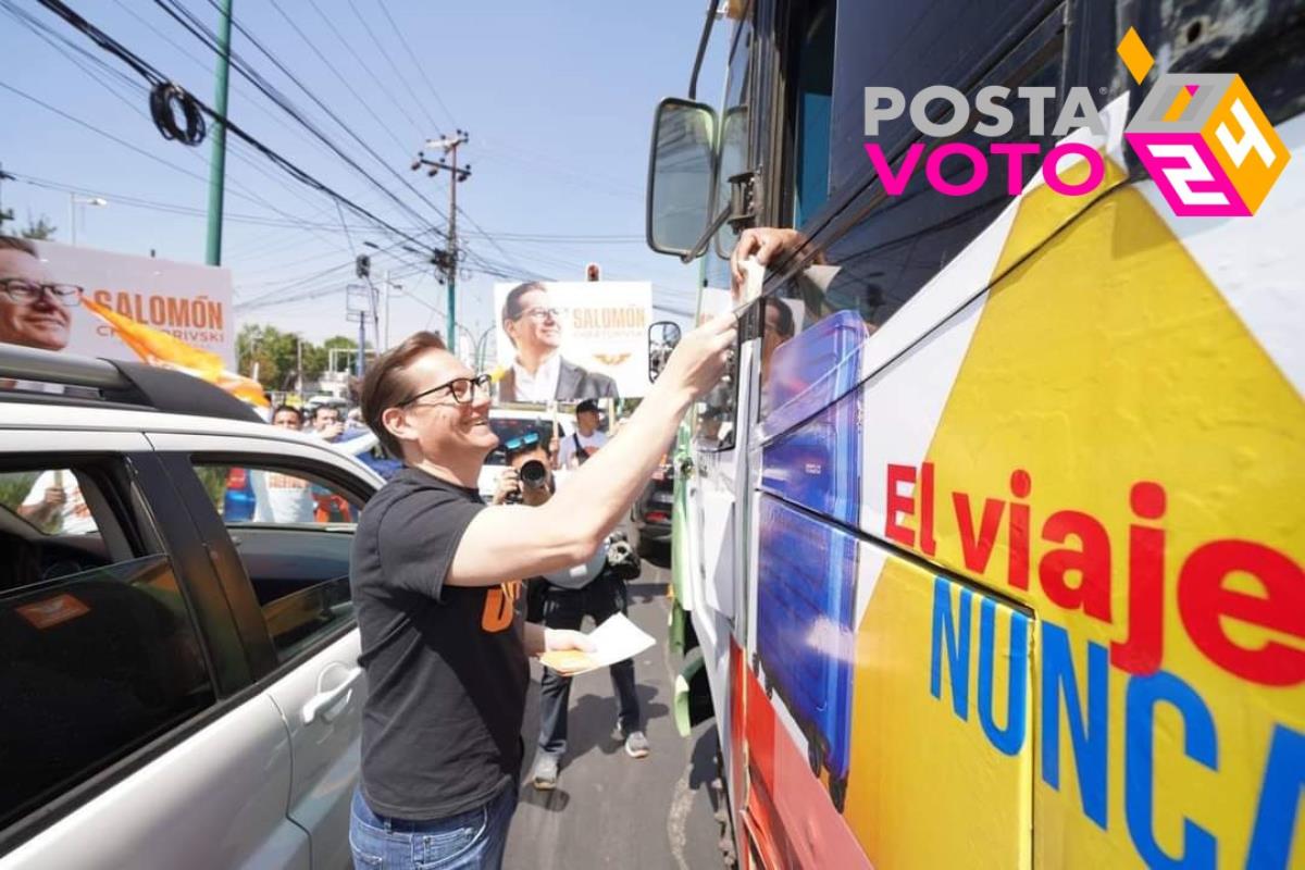 Salomón Chertorivski en las calles. Foto tomada de: POSTA MÉXICO