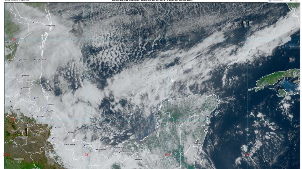 Frente Frío Número 39 dejará intensas lluvias y eventos de norte en Yucatán