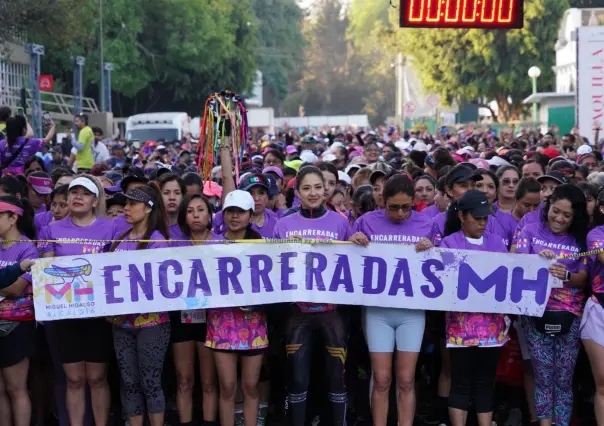 ¡Más de 4 mil!, participan mujeres en la carrera de la alcaldía Miguel Hidalgo