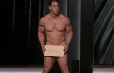 ¡John Cena aparece desnudo en los Oscar! Presentó el premio al mejor vestuario