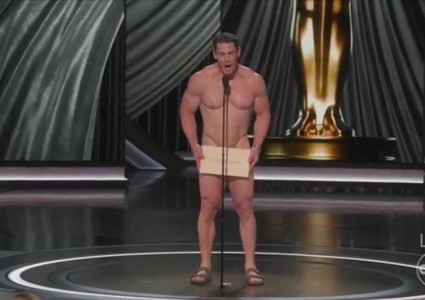 Premios Óscar 2024: John Cena aparece desnudo en la gala (VIDEO)