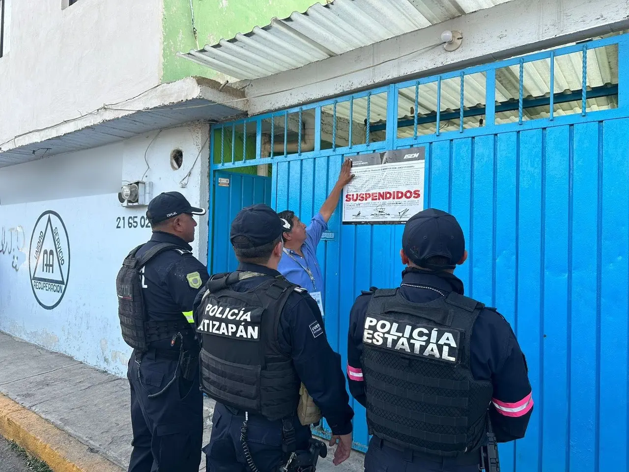 De cinco centros contra adicciones revisados cuatro fueron suspendidos en Aizapán. Foto: SSEM