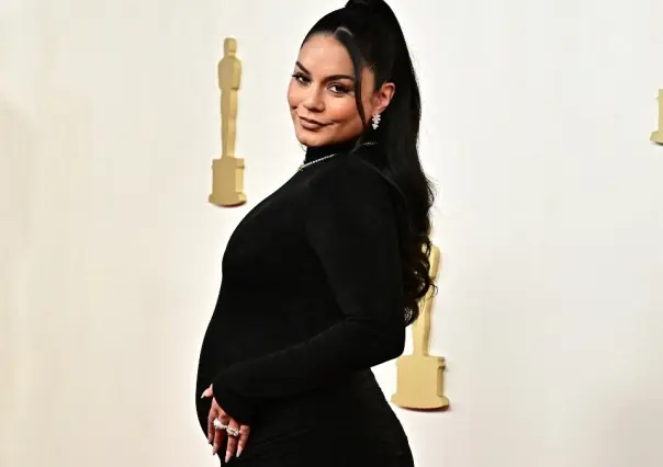 Vanessa Hudgens anuncia embarazo en alfombra roja de los Premios Óscar 2024