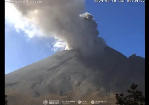 CDMX: ceniza del volcán Popocatépetl afecta 7 municipios de Puebla