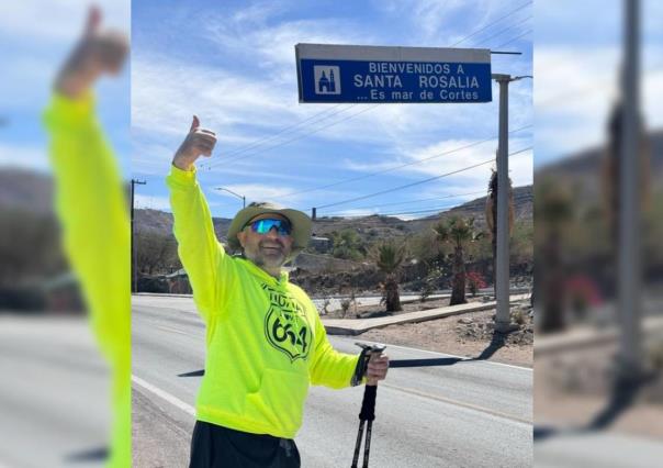 ¿Quién es Jousin Palafox, el influencer que camina de Tijuana a Los Cabos?