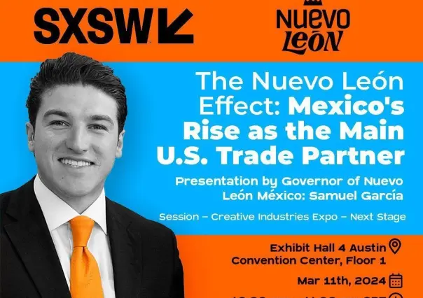 Viaja Samuel García a Texas para participar en conferencia