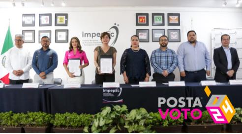 Impepac y el IMRyT firman convenio para la promoción de la información electoral