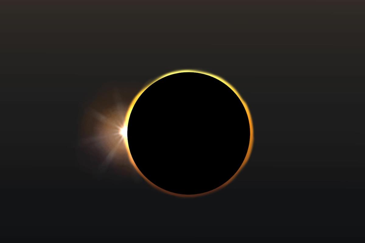 Eclipse visto desde La Paz será parcial. Foto: Adobe Stock