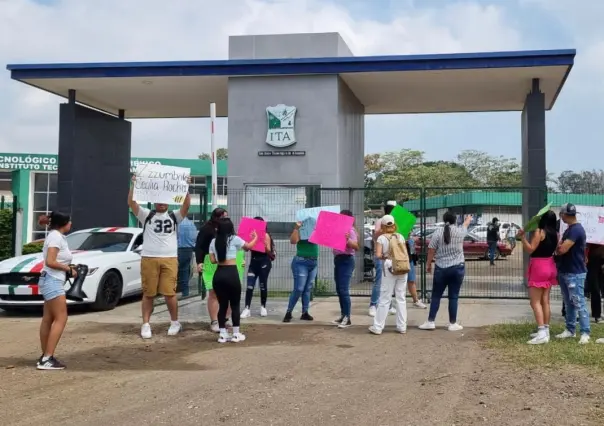 Amenazados están alumnos del ITA tras segundo día de manifestación