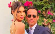 Marc Anthony y Nadia Ferreira presumen en redes el rostro de su bebé