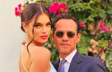 Marc Anthony y Nadia Ferreira presumen en redes el rostro de su bebé