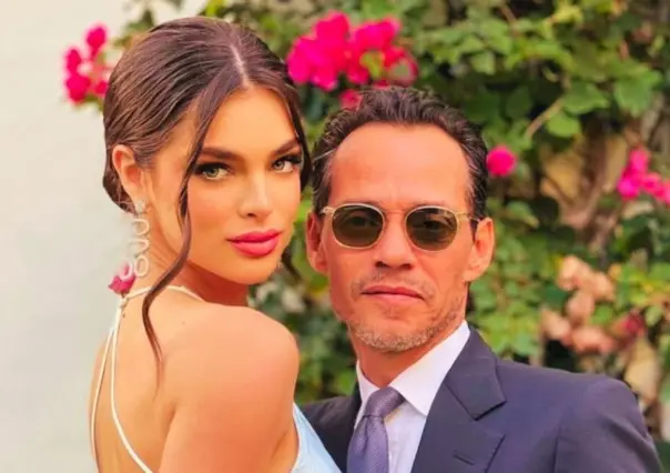 Marc Anthony y Nadia Ferreira presumen en redes el rostro de su bebé