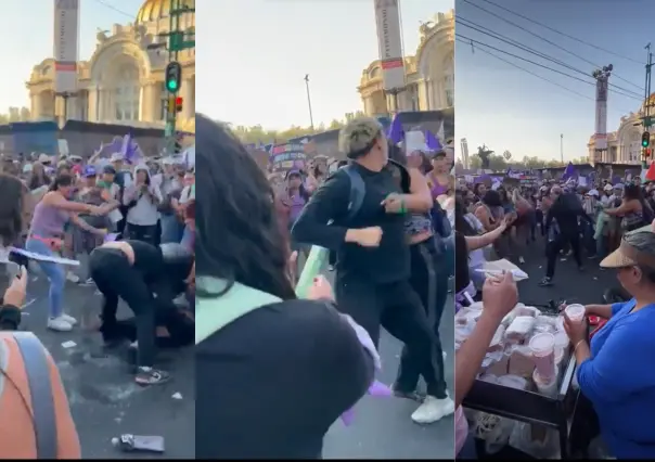 Liberan a motociclista detenido por golpear a mujeres en marcha del 8M