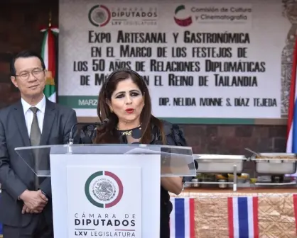 Inauguran exposición artesanal y gastronómica de Tailandia y México