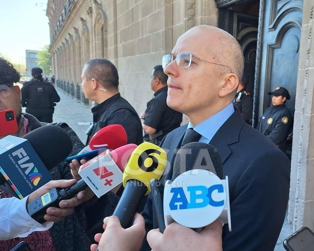 Secretario de Seguridad en el Estado, Gerardo Palacios Pámanes. Foto.- Rosy Sandoval