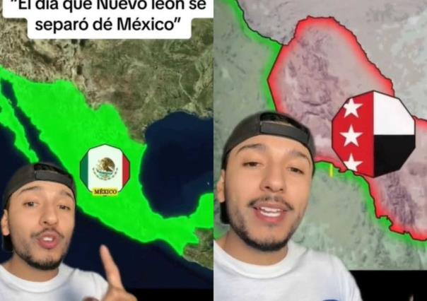 Tiktoker recuerda el intento de independencia de Nuevo León