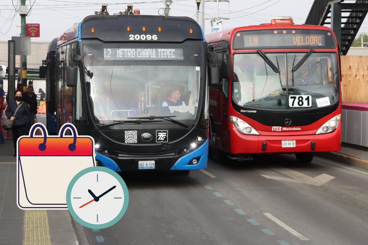 ¿Cuáles son los horarios del Metro y Metrobús CDMX el 18 de marzo?. Foto: @LaSEMOVI