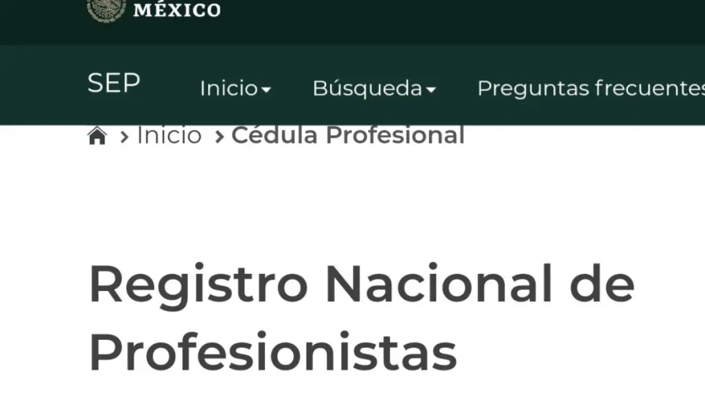 ¿Cómo puedo consultar mi cédula profesional?