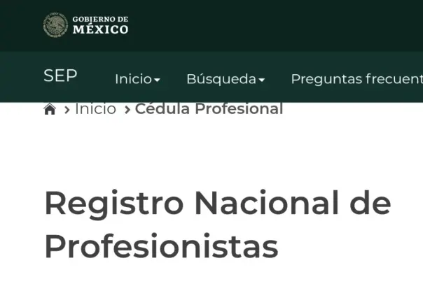 ¿Cómo puedo consultar mi cédula profesional?