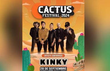 Se une Kinky al cartel del Cactus Festival en Saltillo