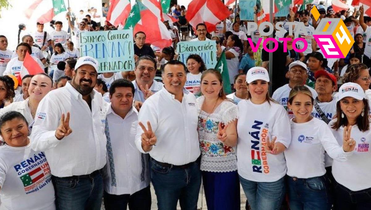 El candidato del PAN, PRI, Nueva Alianza visitó Chichimilá y Cuzamá Fotos: Cortesía