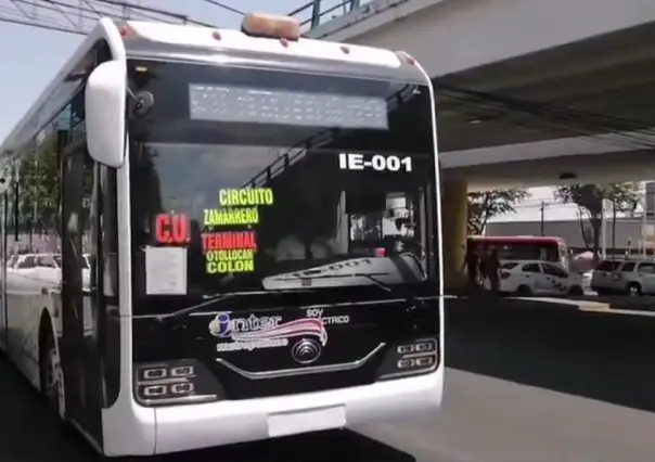 Comienzan pruebas de autobuses eléctricos en Toluca
