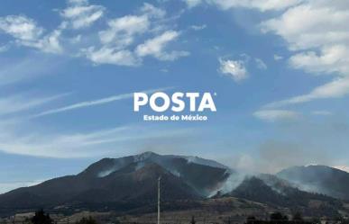 Sigue incendio en el cerro La Verónica en Lerma, ya son seis días