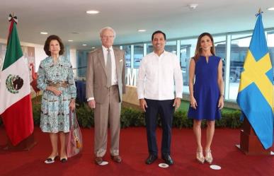 Visita de Estado a México: reyes de Suecia llegan a Yucatán
