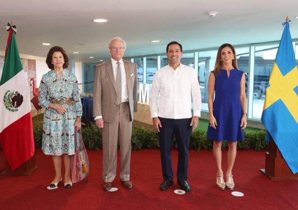 Visita de Estado a México: reyes de Suecia llegan a Yucatán