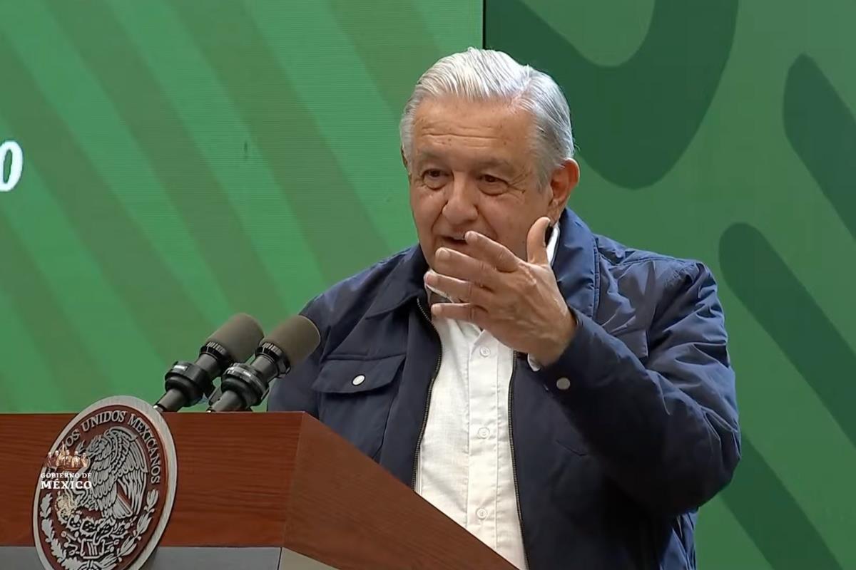 El presidente Andrés Manuel López Obrador en conferencia de prensa del viernes 15 de marzo de 2024. Foto: YouTube